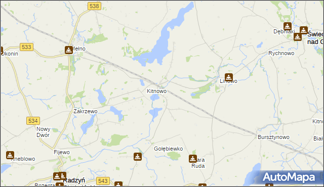 mapa Boguszewo gmina Gruta, Boguszewo gmina Gruta na mapie Targeo