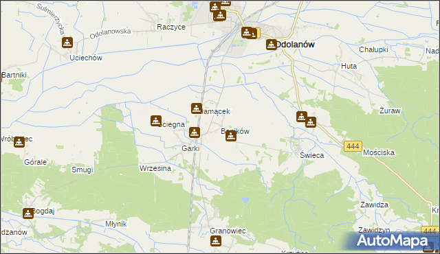 mapa Boników, Boników na mapie Targeo