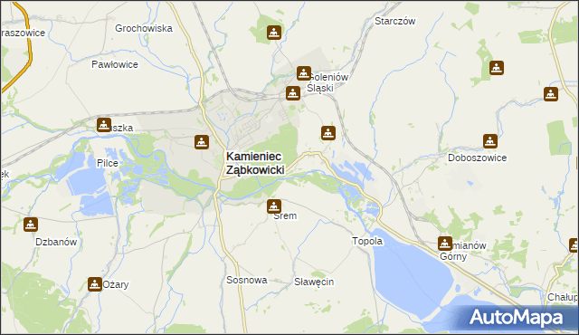 mapa Byczeń, Byczeń na mapie Targeo