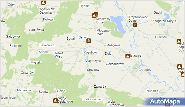 mapa Byczów, Byczów na mapie Targeo