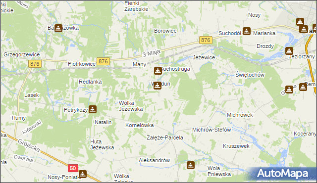 mapa Bystrzanów, Bystrzanów na mapie Targeo
