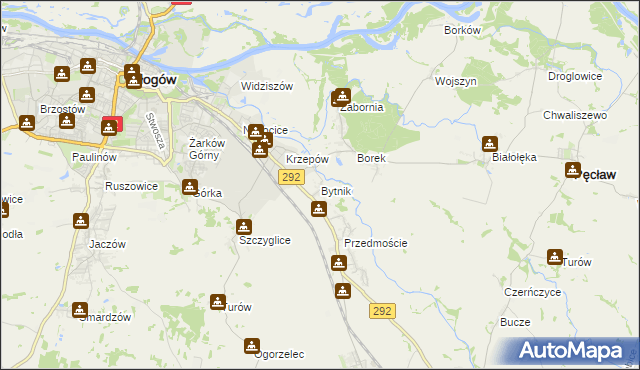mapa Bytnik, Bytnik na mapie Targeo