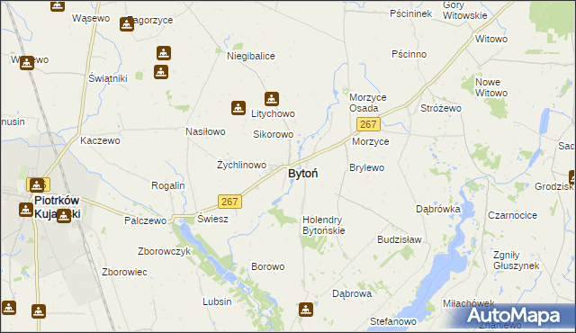 mapa Bytoń, Bytoń na mapie Targeo