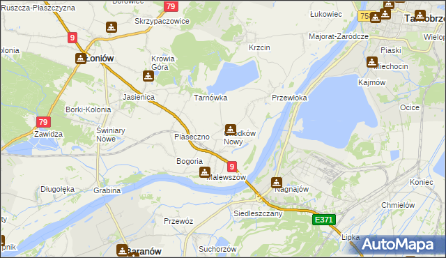 mapa Chodków Nowy, Chodków Nowy na mapie Targeo