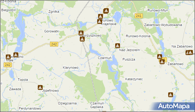 mapa Czarmuń, Czarmuń na mapie Targeo