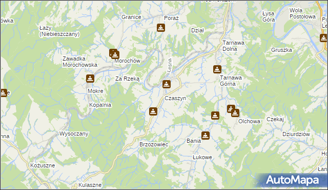 mapa Czaszyn, Czaszyn na mapie Targeo