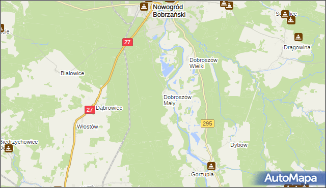 mapa Dobroszów Mały, Dobroszów Mały na mapie Targeo