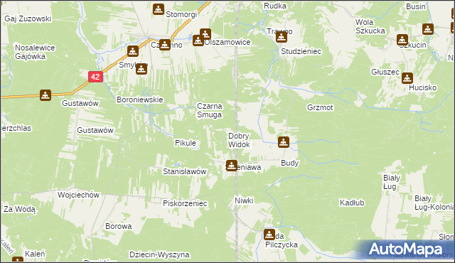 mapa Dobry Widok, Dobry Widok na mapie Targeo