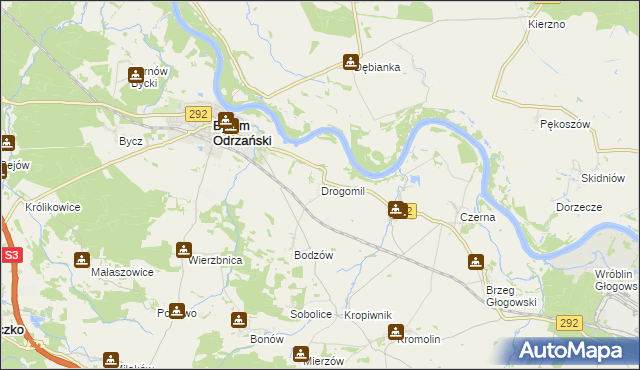 mapa Drogomil, Drogomil na mapie Targeo