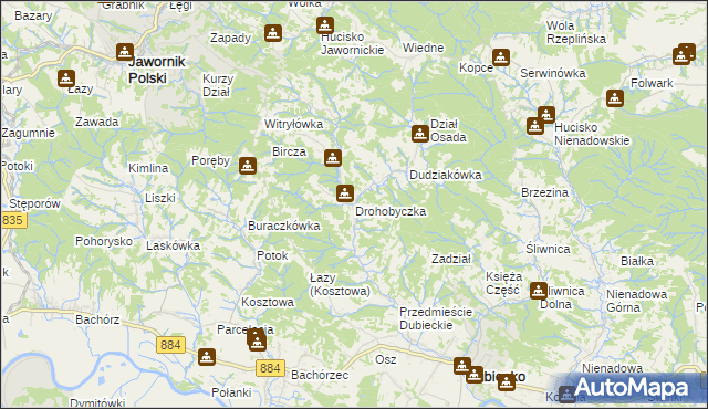 mapa Drohobyczka, Drohobyczka na mapie Targeo