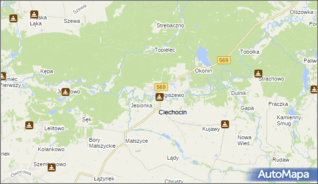 mapa Elgiszewo, Elgiszewo na mapie Targeo