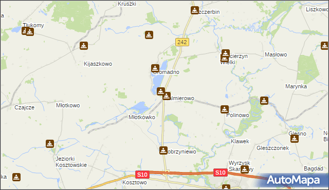 mapa Falmierowo, Falmierowo na mapie Targeo
