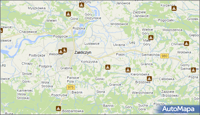 mapa Faściszowa, Faściszowa na mapie Targeo