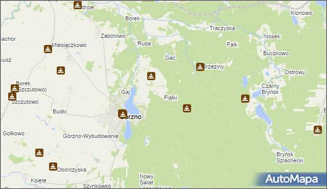 mapa Fiałki, Fiałki na mapie Targeo