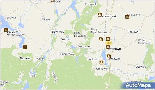 mapa Gałczynek, Gałczynek na mapie Targeo