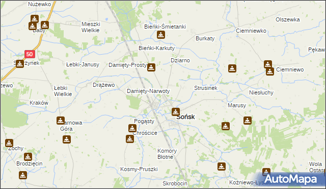 mapa Gołotczyzna, Gołotczyzna na mapie Targeo