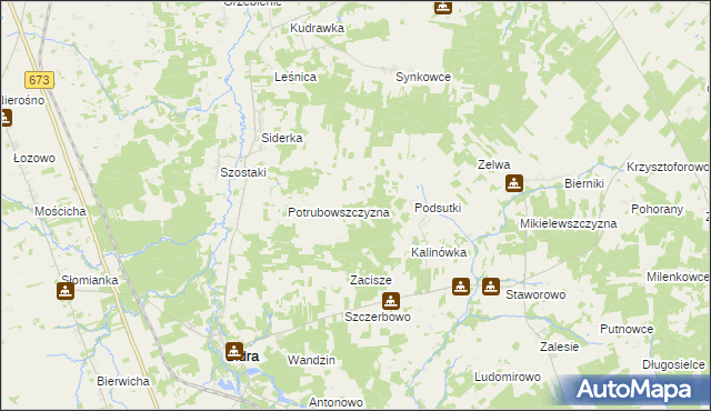 mapa Kalwińszczyzna, Kalwińszczyzna na mapie Targeo