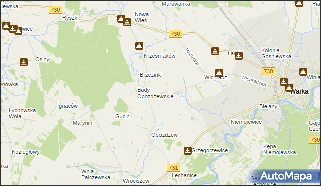 mapa Kazimierków, Kazimierków na mapie Targeo