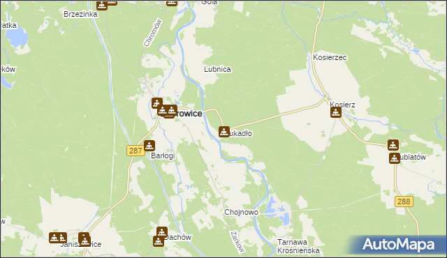 mapa Kukadło, Kukadło na mapie Targeo