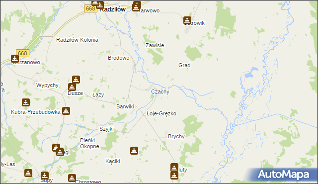 mapa Łoje-Awissa, Łoje-Awissa na mapie Targeo