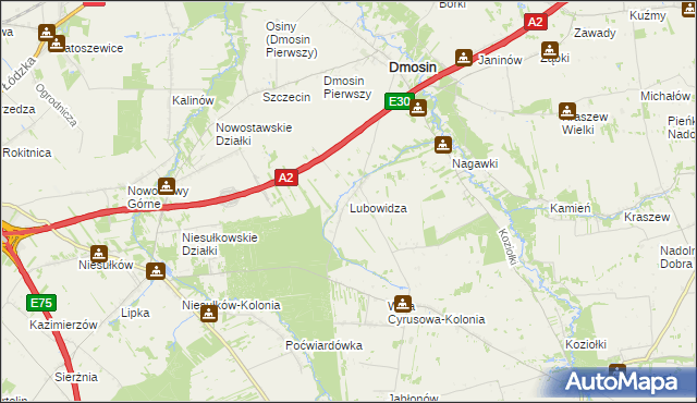 mapa Lubowidza, Lubowidza na mapie Targeo