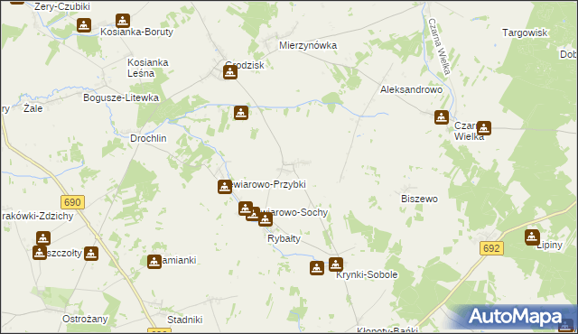 mapa Makarki, Makarki na mapie Targeo