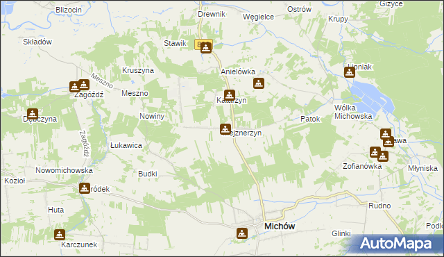 mapa Mejznerzyn, Mejznerzyn na mapie Targeo