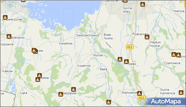 mapa Morów, Morów na mapie Targeo