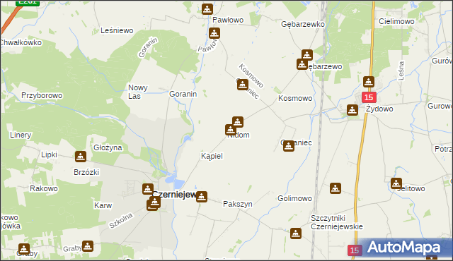 mapa Nidom, Nidom na mapie Targeo