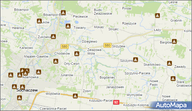 mapa Nowe Mostki, Nowe Mostki na mapie Targeo