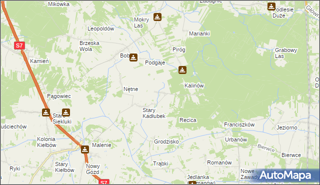 mapa Nowy Kadłubek, Nowy Kadłubek na mapie Targeo