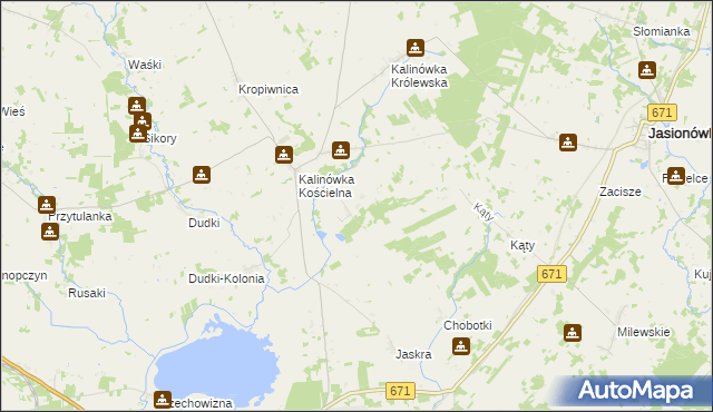 mapa Ogrodniki gmina Knyszyn, Ogrodniki gmina Knyszyn na mapie Targeo