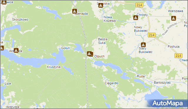 mapa Olpuch, Olpuch na mapie Targeo