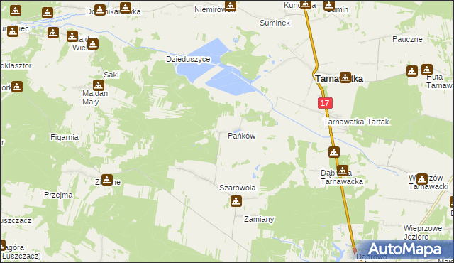 mapa Pańków, Pańków na mapie Targeo