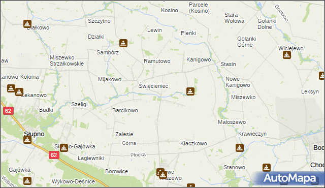mapa Pepłowo gmina Bodzanów, Pepłowo gmina Bodzanów na mapie Targeo