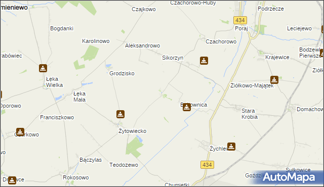 mapa Pijanowice, Pijanowice na mapie Targeo