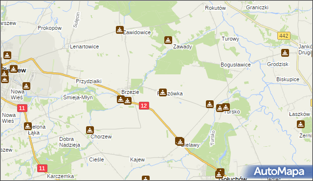 mapa Pleszówka, Pleszówka na mapie Targeo