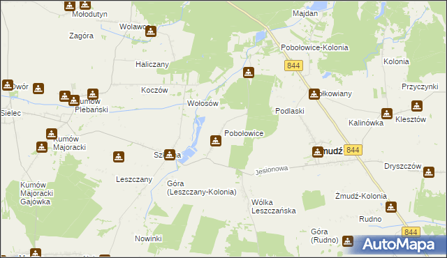 mapa Pobołowice, Pobołowice na mapie Targeo