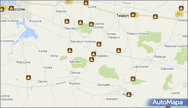 mapa Posadów, Posadów na mapie Targeo