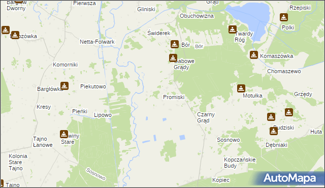mapa Promiski, Promiski na mapie Targeo