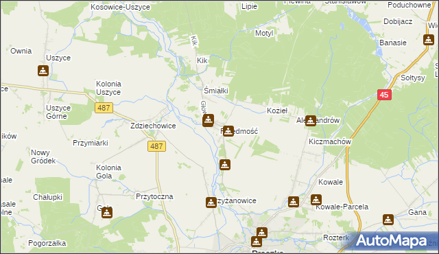 mapa Przedmość, Przedmość na mapie Targeo