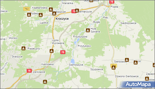 mapa Przyłubsko, Przyłubsko na mapie Targeo