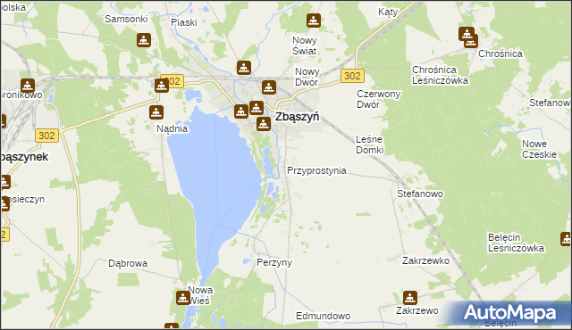 mapa Przyprostynia, Przyprostynia na mapie Targeo