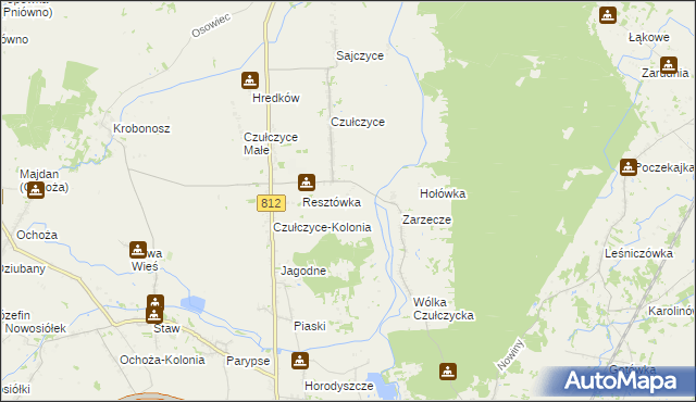 mapa Przysiółek, Przysiółek na mapie Targeo