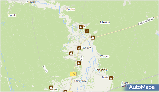 mapa Przyszów, Przyszów na mapie Targeo