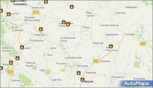 mapa Robertów, Robertów na mapie Targeo