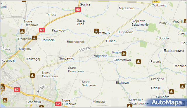 mapa Rogozino, Rogozino na mapie Targeo