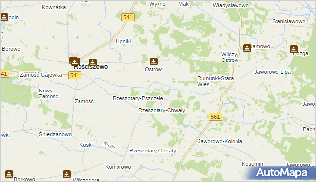 mapa Rumunki-Chwały, Rumunki-Chwały na mapie Targeo
