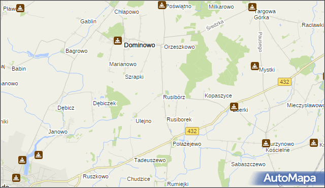 mapa Rusibórz, Rusibórz na mapie Targeo