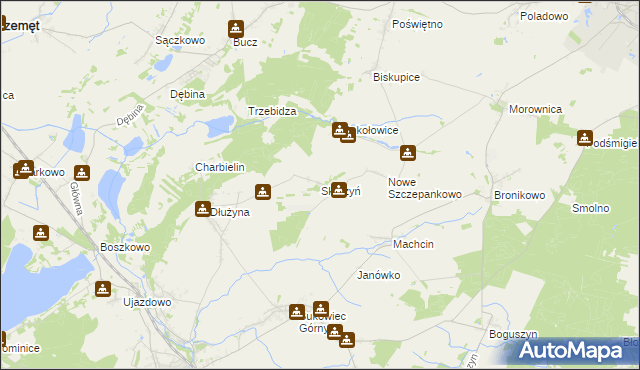 mapa Skarżyń, Skarżyń na mapie Targeo